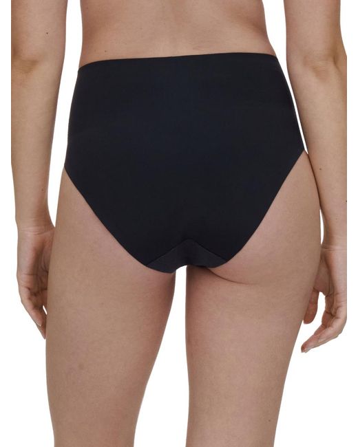 Chantelle Blue Pure Lace High Waist Support Brief