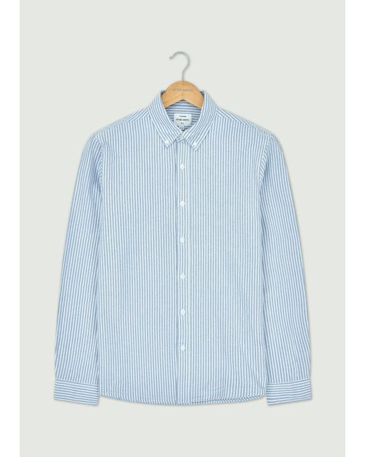 Peter Werth Blue Chateau Ls Shirt for men