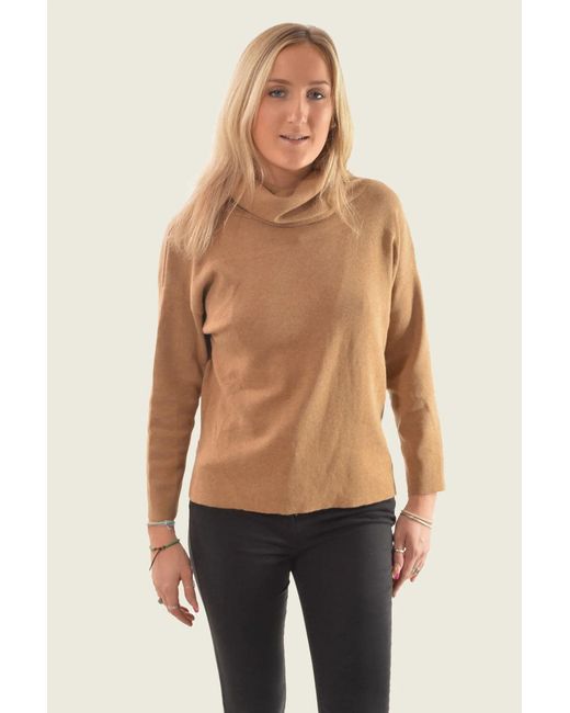 H&M Blue Cowl Neck Jumper