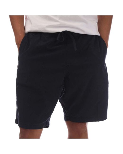 Timberland Blue Poplin Shorts for men