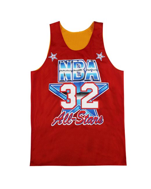 Mitchell & Ness Red Nba All Stars La Lakers Magic Johnson Jersey Vest for men