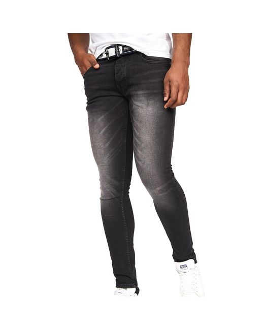 Crosshatch Black Barbeck Slim Jeans Wash) for men