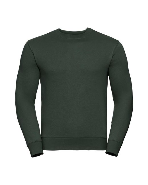 Russell Green Set-In Sweatshirt (Bottle) for men