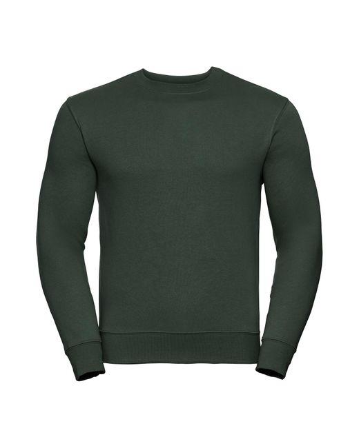 Russell Green Set-In Sweatshirt (Bottle) for men