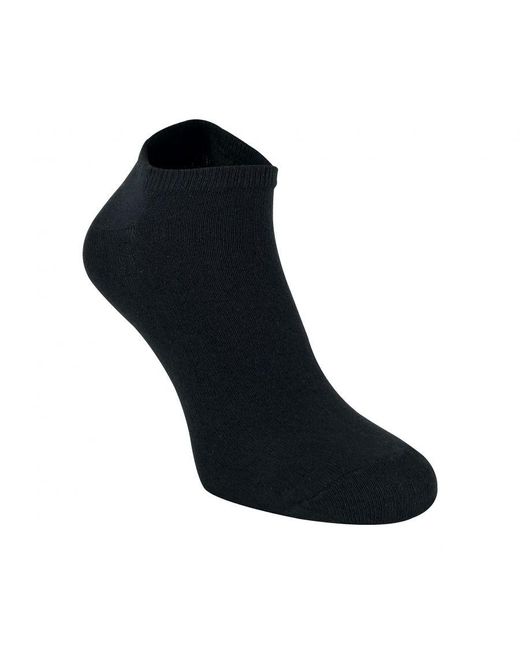 Sock Snob Black 12 Pair Multipack Quarter Trainer Socks for men