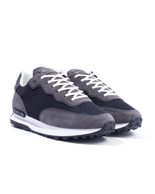 Mallet Blue Caledonian Mesh Trainers for men