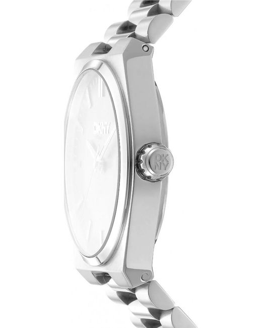 DKNY Green Date Dial Stainless Steel Bracelet Watch for men