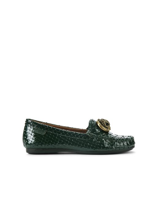 Kurt Geiger Green Chelsea Moccasin Loafers