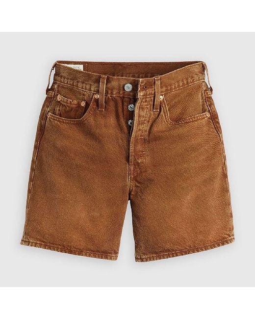 Levi's Brown Levi's 501 Mid Thigh Shorts