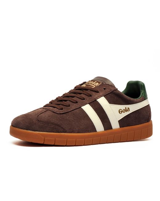 Gola Black Classics Hurricane Suede Trainers for men