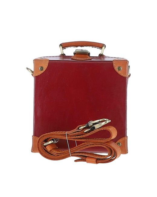 Ashwood Leather Red Real Trinket Box