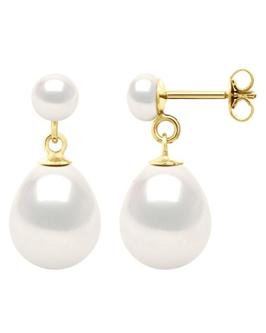 Ateliers Saint Germain White Double Earrings