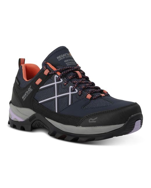 Regatta Blue Ladies Samaris Iii Low Walking Shoes /Lilac)