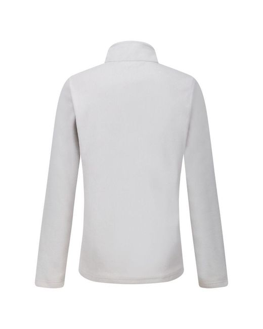 Regatta White Great Outdoors /Ladies Sweetheart 1/4 Zip Fleece Top (Cyberspace)