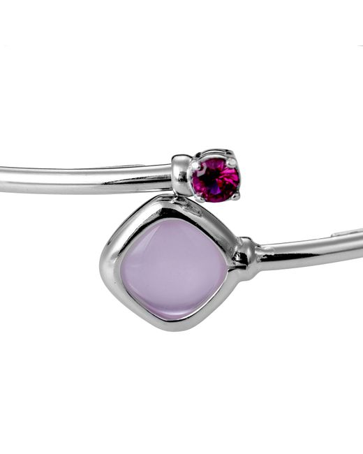 Orphelia Purple 'Reese' 925 Sterling Bracelet