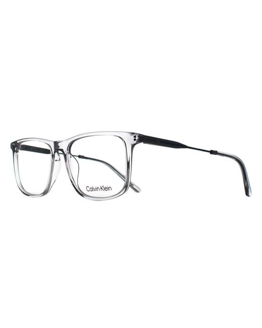 Calvin Klein Brown Rectangular Crystal Smoke Ck21700