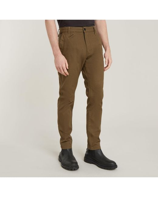 G-Star G-Star Raw Bronson Slim Chino in Brown for Men Lyst UK