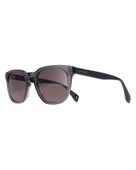 Ted Baker Brown Square Gloss Dark Crystal Tb1782 Sorley for men