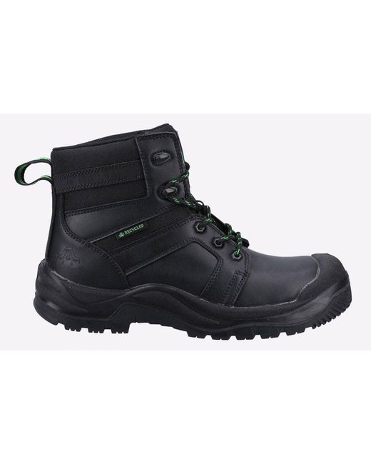 Amblers Safety Black 502 Leather Boots for men
