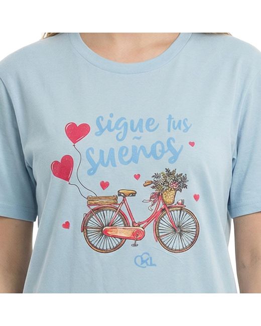 Kisses&Love Blue Summer Short Sleeve Cotton Pyjamas Kl40000