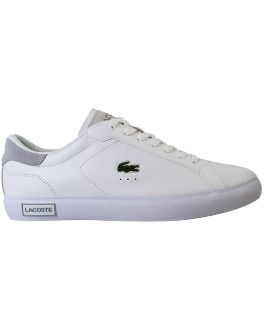 Lacoste Gray Powercourt 124 2 Trainers for men
