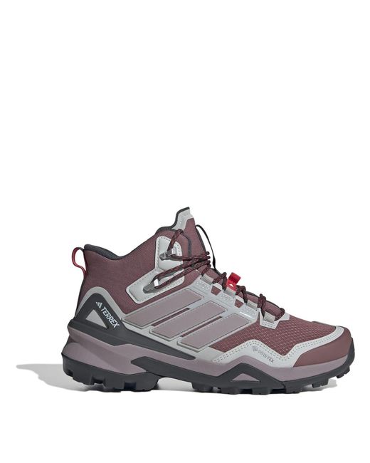 Adidas Purple Skychaser Lace-Up Hiking Boots