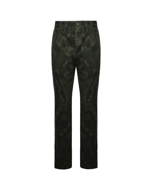Vans Gray Off The Wall Regular Fit Dark Trousers Cotton for men