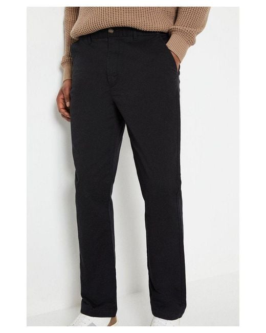 MAINE Black Premium Chino Trouser for men