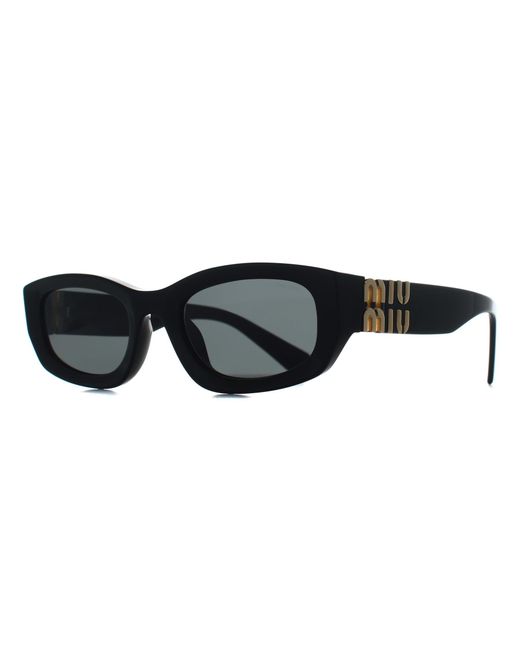 Miu Miu Black Oval Dark Mub04S