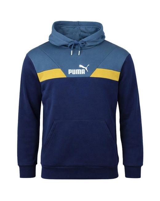 PUMA Blue Power Hoodie Cotton for men