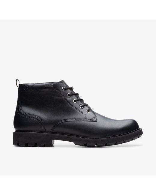 Clarks Black Batcombe Mix Gore-Tex Standard Fit for men