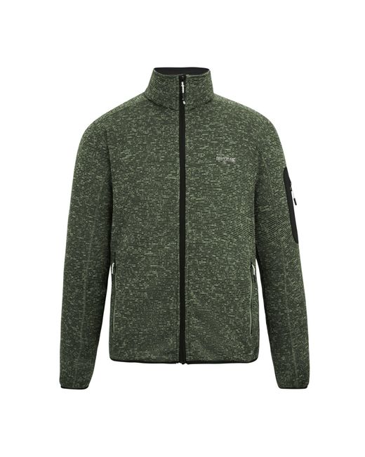 Regatta Green Newhill Marl Full Zip Fleece Jacket (Light Sage) for men