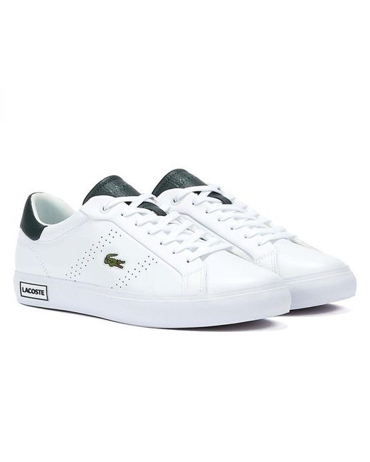 Lacoste Powercourt 2.0 Sneakers in het White voor heren