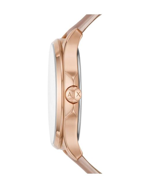 ARMANI EXCHANGE Pink Lady Hampton Watch Ax5272 Leather (Archived)