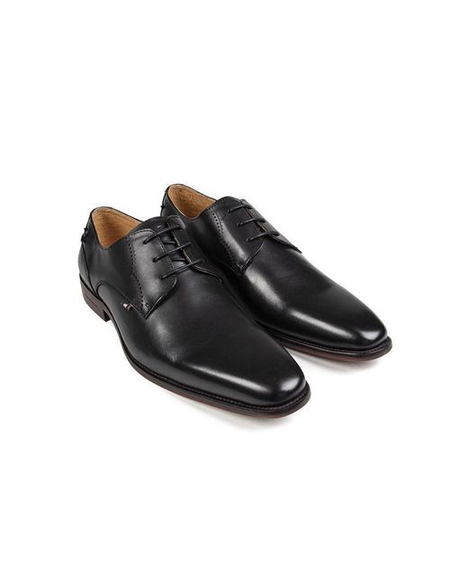 Simon Carter Black Basset Shoes for men