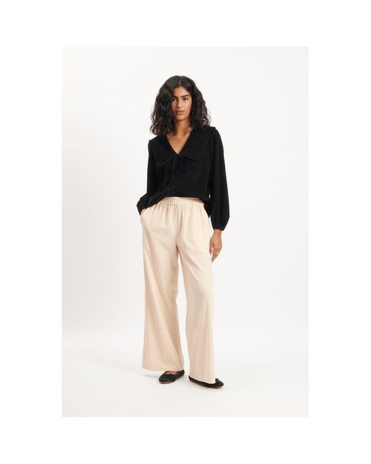 Nobody's Child Black Nobodys Misha Wide Leg Trousers