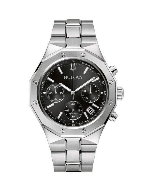 Bulova Metallic Precisionist Watch 96B410 Stainless Steel for men