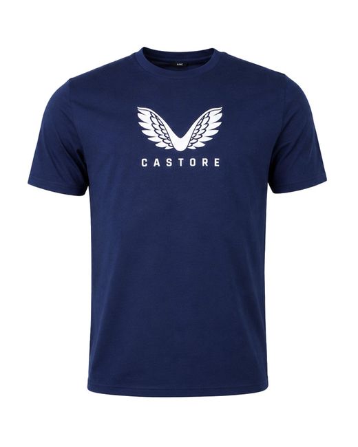 Castore Blue Logo T-Shirt for men