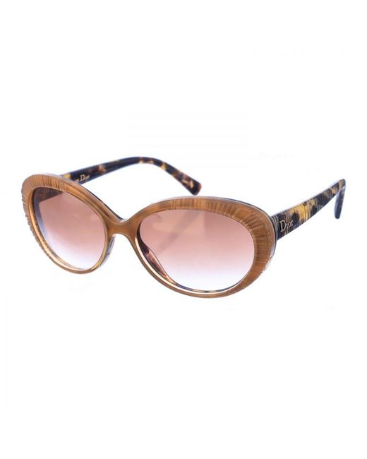 Dior Pink Taffetas3 Oval-Shaped Acetate Sunglasses