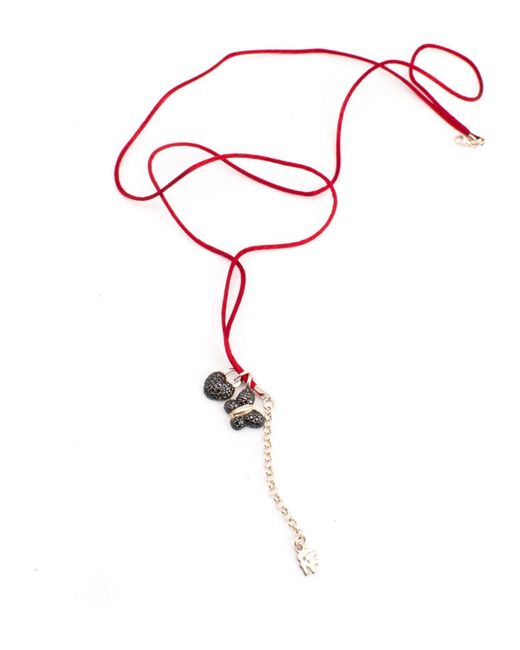 Folli Follie Red 3N9S006Rk-P Ladies Necklace