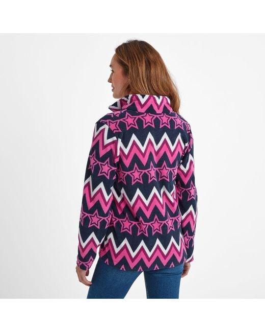 TOG24 Purple Hilder Fleece Pull Over Starry Night