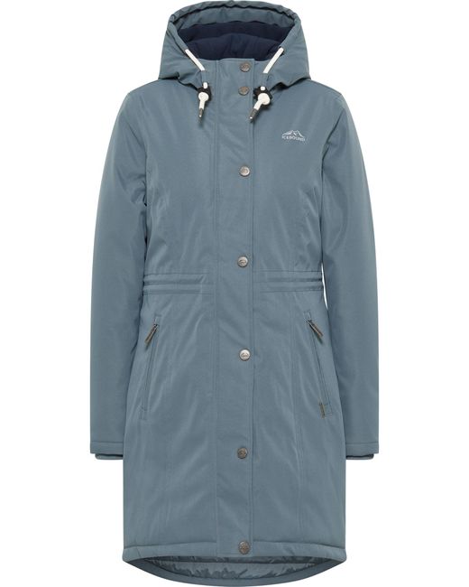 Icebound Winter Parka Klima Iglo Dames Blauw-grijs in het Blue