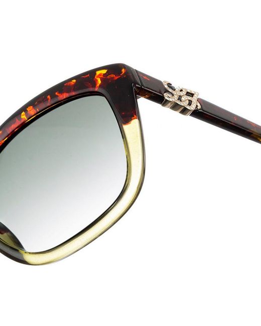 Liu Jo Brown Acetate Sunglasses With Round Shape Lj615Sr