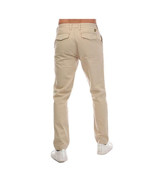 Lyle & Scott Natural And Straight Fit Chino Trousers for men
