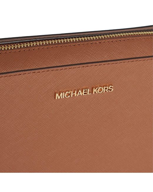 Michael Kors Brown Jet Set 35T8Gttc9L Leather Crossbody Bag For