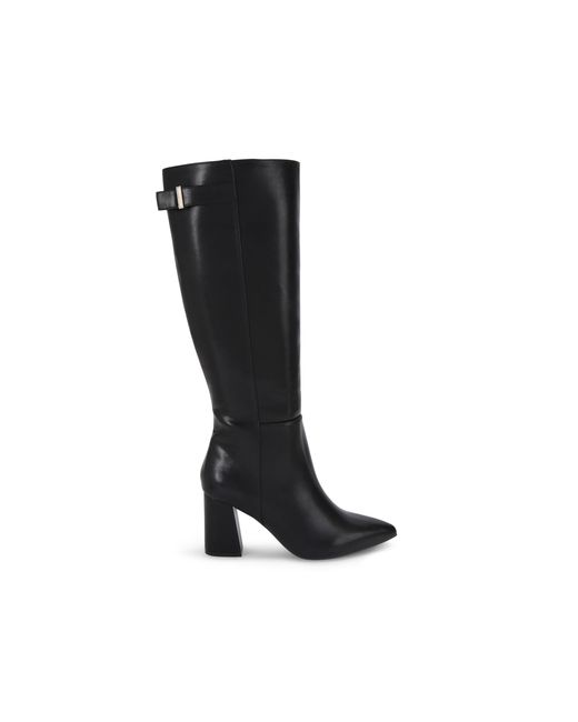 Carvela Kurt Geiger Black Refined Knee Boots