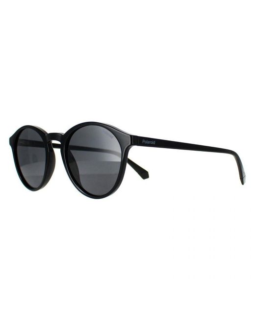 Polaroid Black Round Polarized Pld 4153/S for men