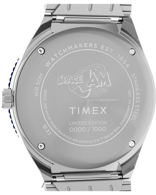 Timex Blue Space Jam 30Th Anniversary X Limited Edition Watch Tw2Y79100 Stainless Steel for men