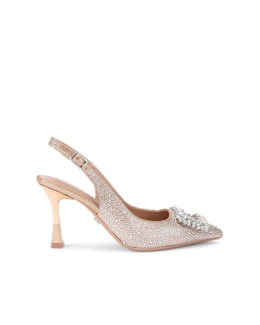 Carvela Kurt Geiger White Virtue Sling Heels