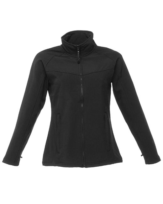 Regatta Black Ladies Uproar Softshell Wind Resistant Jacket